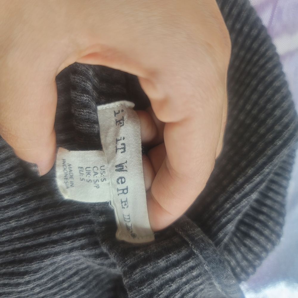 if it were me Charcoal Long Sleeve Top - Picture 4 of 4